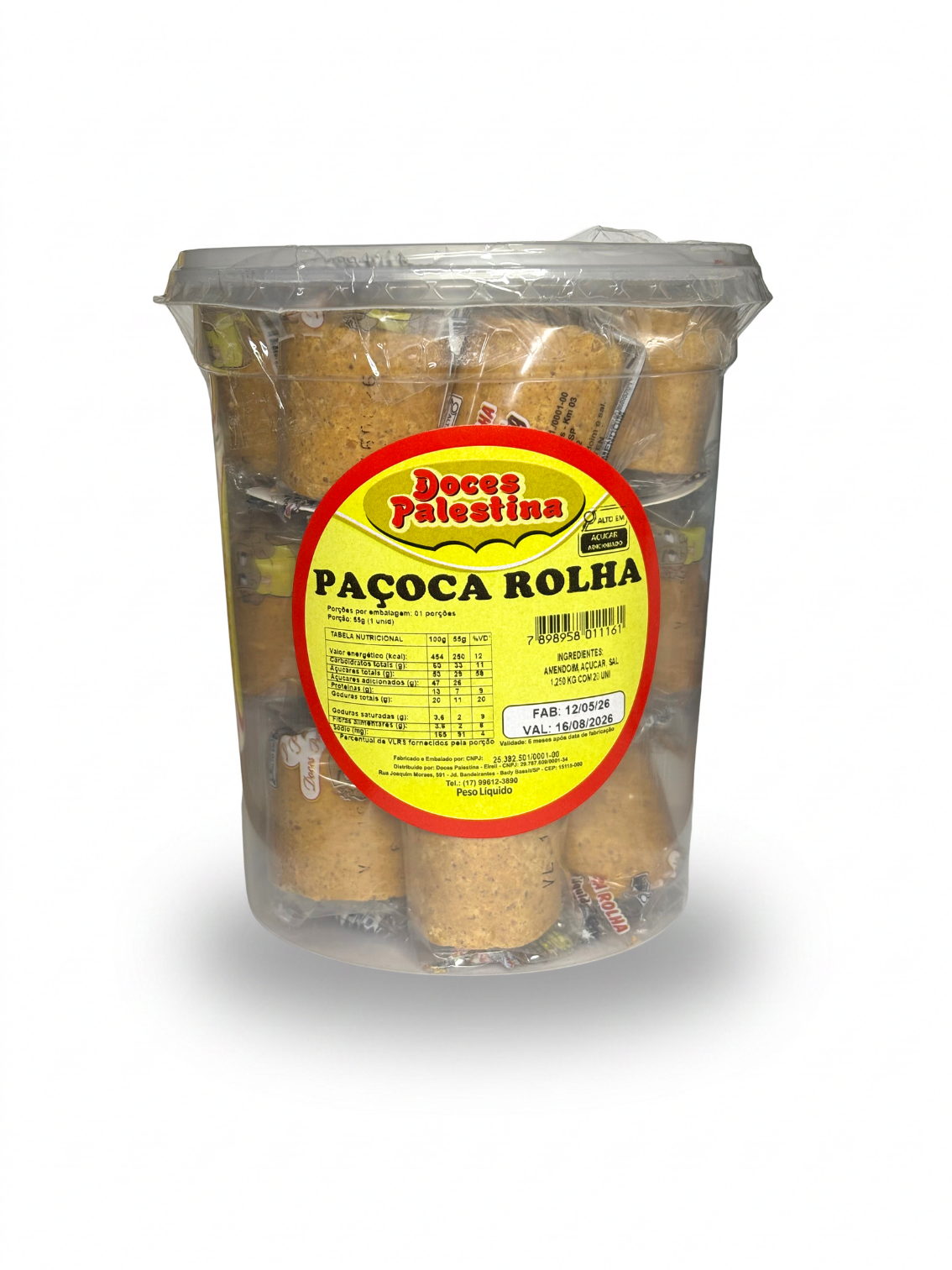 Paçoca Rolha
