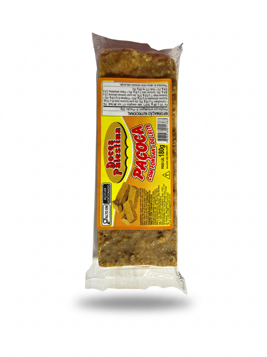 Paçoca com Fondant de Leite - 180g